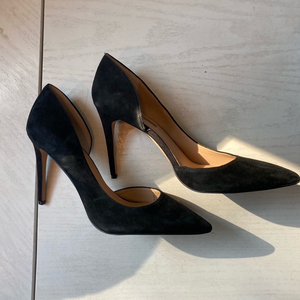 INC Black Suede Heel - Picture 3 of 5